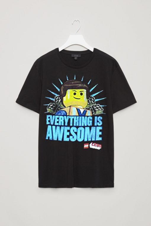 LEGO The Movie Everything is Awesome Licensed Graphic T-Shirt