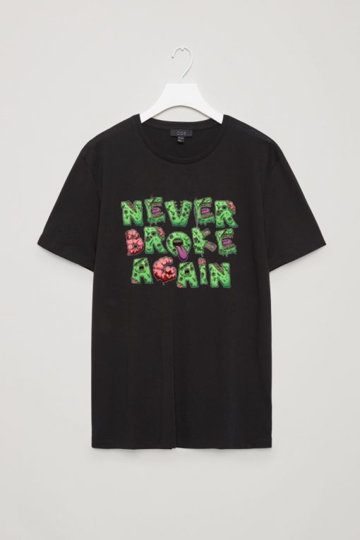 Never Broke Again Zombie Black T Shirts