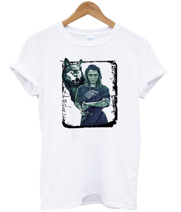 t shirt arya stark