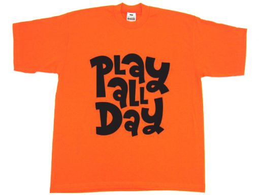 Play All Day Orange Tees