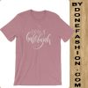 Raise a Hallelujah tee pink vintage red