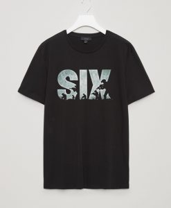 SIX WOLF T SHIRTS