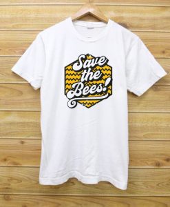 Save The Bees Letter T Shirt