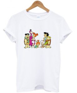 THE FLINTSTONES T-SHIRT funny family