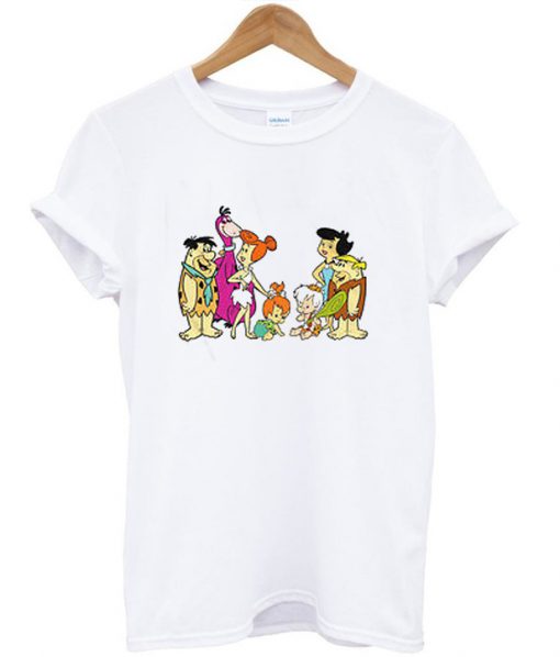 THE FLINTSTONES T-SHIRT funny family