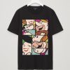 The Flintstones Cartoon Squares Kids' T-Shirt - Black