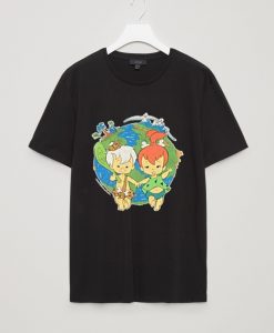 The Little Flinstones Black Tshirts