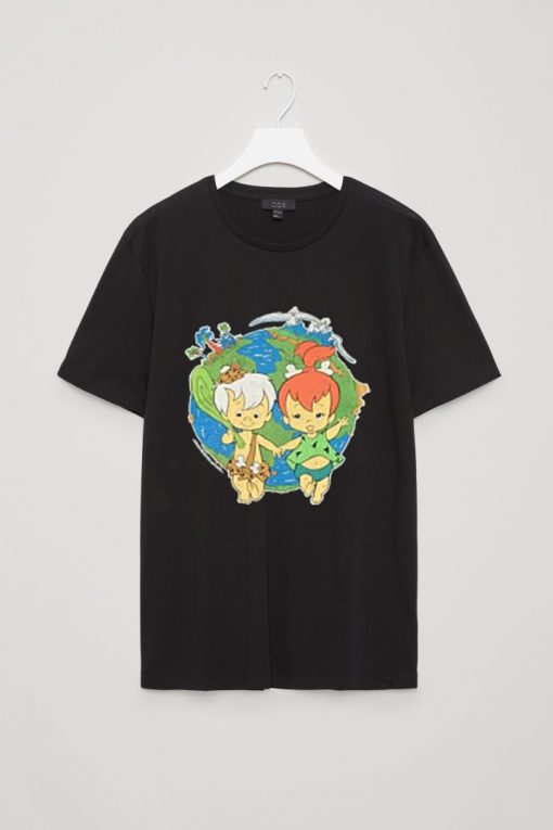 The Little Flinstones Black Tshirts