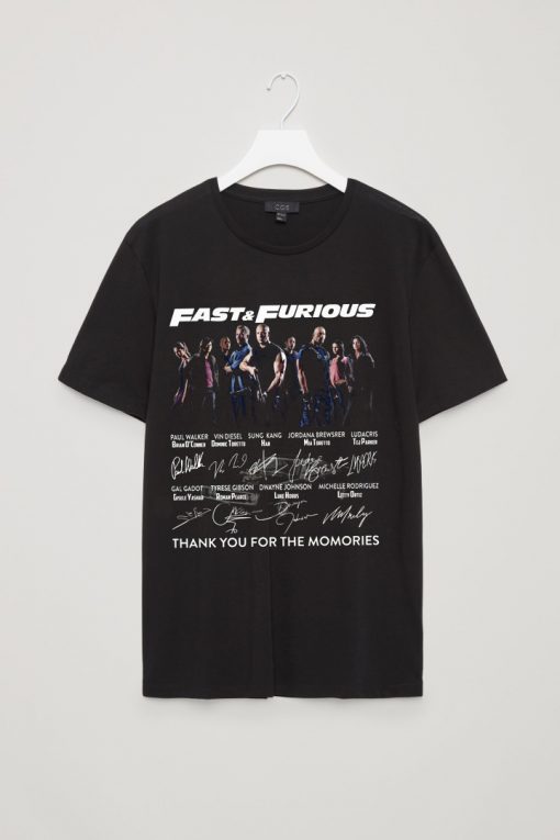 To Fast And Furius Black T shirts