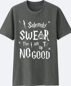 Up to No Good Adult's Grey T shirt