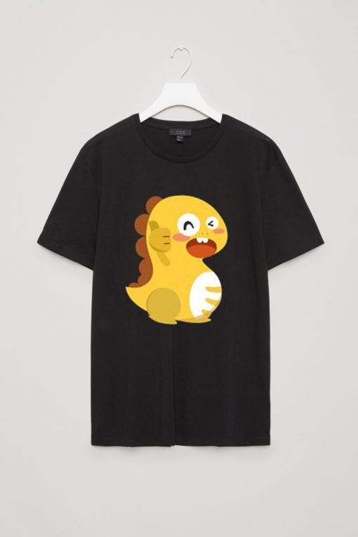 VIPKID Teacher Dino Black T-Shirt