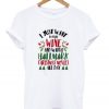 Wine and Watch Hallmark T Shirt