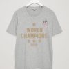 World Champions United States Women’s Soccer Cup 2019 greyT Shirt