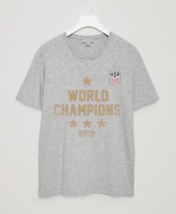 World Champions United States Women’s Soccer Cup 2019 greyT Shirt