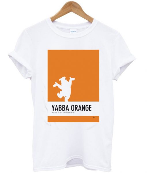 yabba orage flinsteone t Shirts