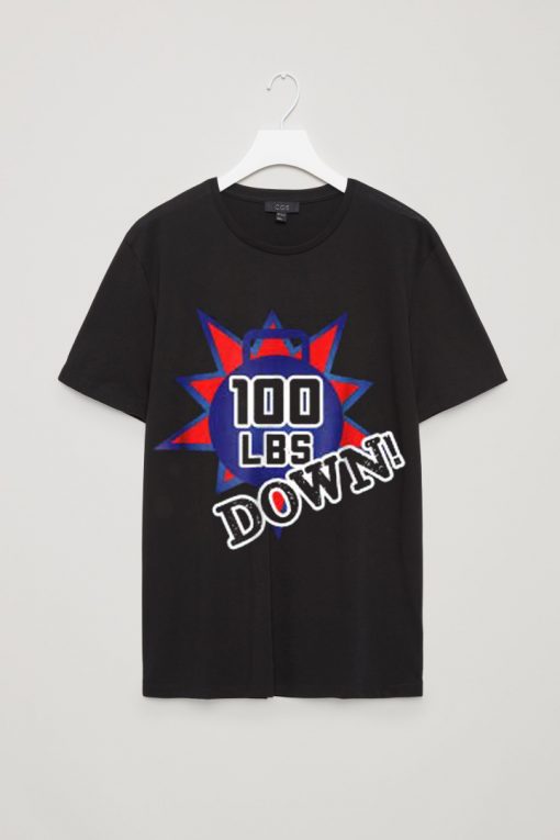 100 lbs Pounds Weight-loss Celebration T-shirt