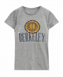 BERKELEY Big Print Whitish Grey T Shirt