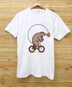 Bear bicycle t shirt