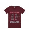 Bill's Plan Maroon T-Shirt