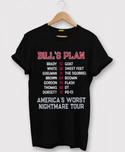 Bill's Plan NavaL Black T-Shirt