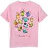 Birb's Daily To-Do List Unisex T-Shirt pink