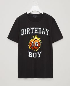 Birthday Boy basketball shirt