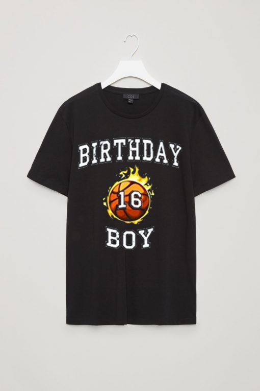 Birthday Boy basketball shirt