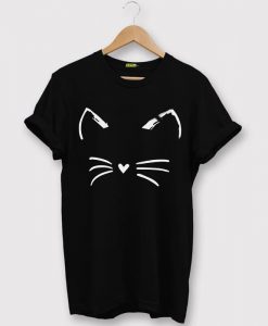 Cat Shirt Kitty Kitten Black T Shirt