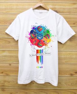 Coldplay A Head Full Of Dreams white T shirts