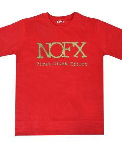 First Ditch Effort Red Tees