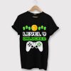 Funny 9 Year Old Gamer Birthday Black T-Shirt