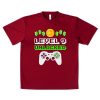 Funny 9 Year Old Gamer Birthday Red Maroon T-Shirt