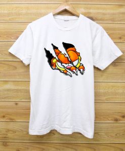 GARFIELD SCARTCH WHITE TEES