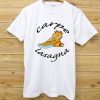 Garfield Carpe Lasagna White Tees