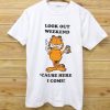 Garfield Parody vintage Garfield High AF Tee