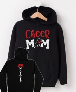 Glitter Cheer Mom Hoodie