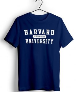 HARVARD UNIVERSITY BLUE NAVAL T Shirt