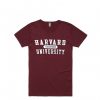 HARVARD UNIVERSITY MAROON T Shirt