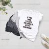 HIS HER T-SHIRT THINK IM CUTE SHIRT FUNNY WHITE T-SHIRTS