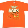 I Make Easy Garfield orange T-Shirts