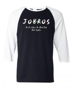 JOBROS RAGLAN BLACK AND WHITE LOONG SLEEVE T SHIRTS