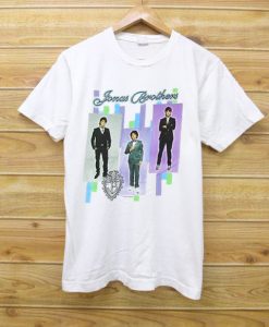 JONAS BROTHERS SUITS Pic Girls Child White T Shirt