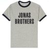 Jonas Brothers Grey Ringer Tshirts