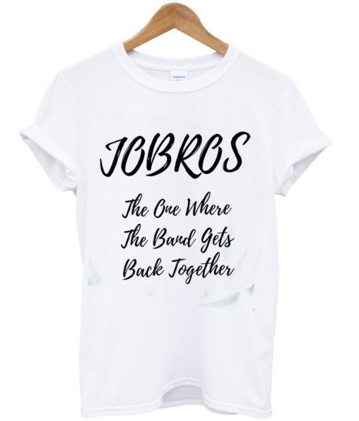 Jonas Brothers gift Shirt white