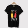 Ketchup Mustard Sauces Funny Pun Black Tees