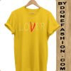 Lover Loser Blue Yellow Tees