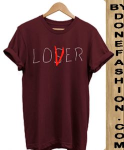 Lover Loser Maroon Tees