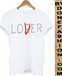 Lover Loser White Tees