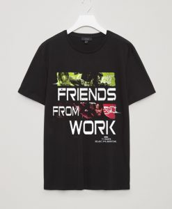 Marvel Thor Ragnarok Friends From Work Text Quote T-Shirt