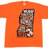 Mississippi Delta Blues map Orange Tee